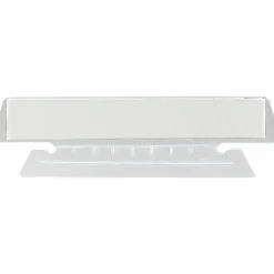 Smead Clear Hanging Poly Tabs, 3 1/2" For 1/3 Cut Tabs, Pack Of 25