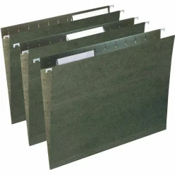 Smead Clear Hanging Poly Tabs, 3 1/2