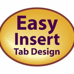 Smead Clear Hanging Poly Tabs, 3 1/2
