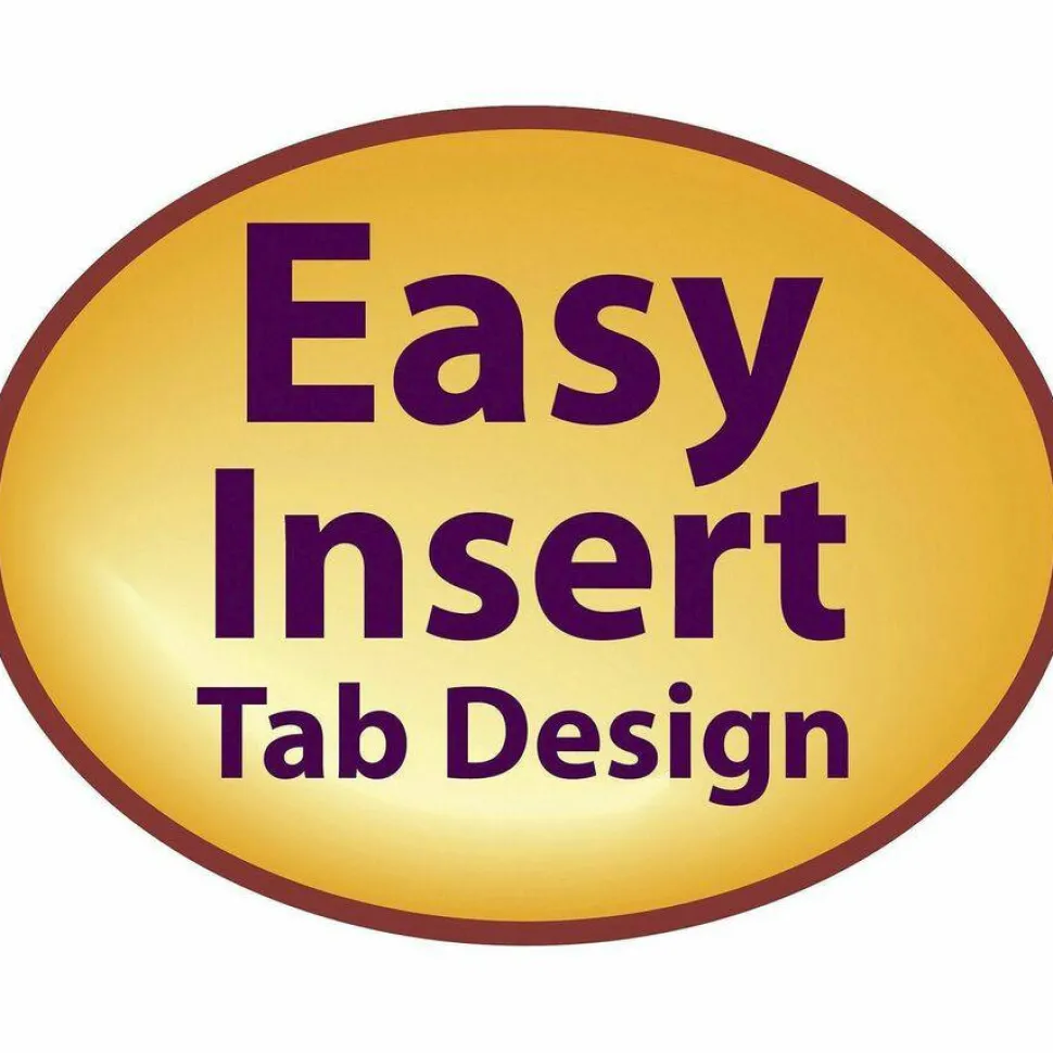 Smead Clear Hanging Poly Tabs, 3 1/2" For 1/3 Cut Tabs, Pack Of 25