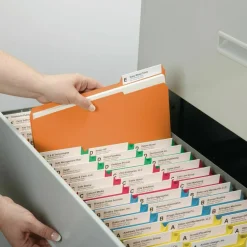 Smead Color File Folders, Legal Size, 1/3 Cut, Assorted Colors, Box Of 100