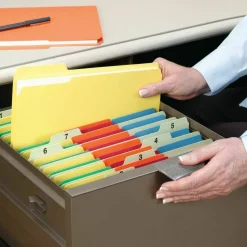 Smead Color File Folders, Legal Size, 1/3 Cut, Assorted Colors, Box Of 100
