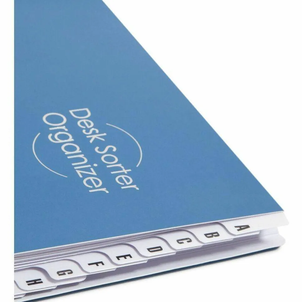 Smead Desk File/Sorter, A-Z, Letter Size, 35% Recycled, Dark Blue
