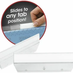 Smead Easy Slide Tabs, 3 1/2