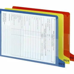 Smead End-Tab Out Guides, Letter Size, Green, Pack Of 25