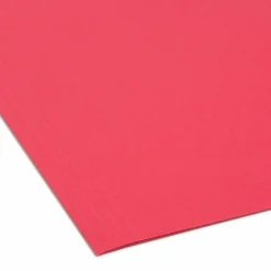 Smead FasTab Hanging File Folders, Letter Size, Assorted Colors, Pack Of 18 Folders