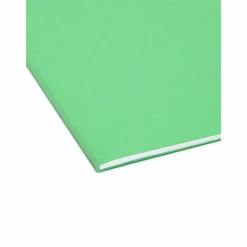 Smead FasTab Hanging File Folder, Letter Size, Green, Box Of 20