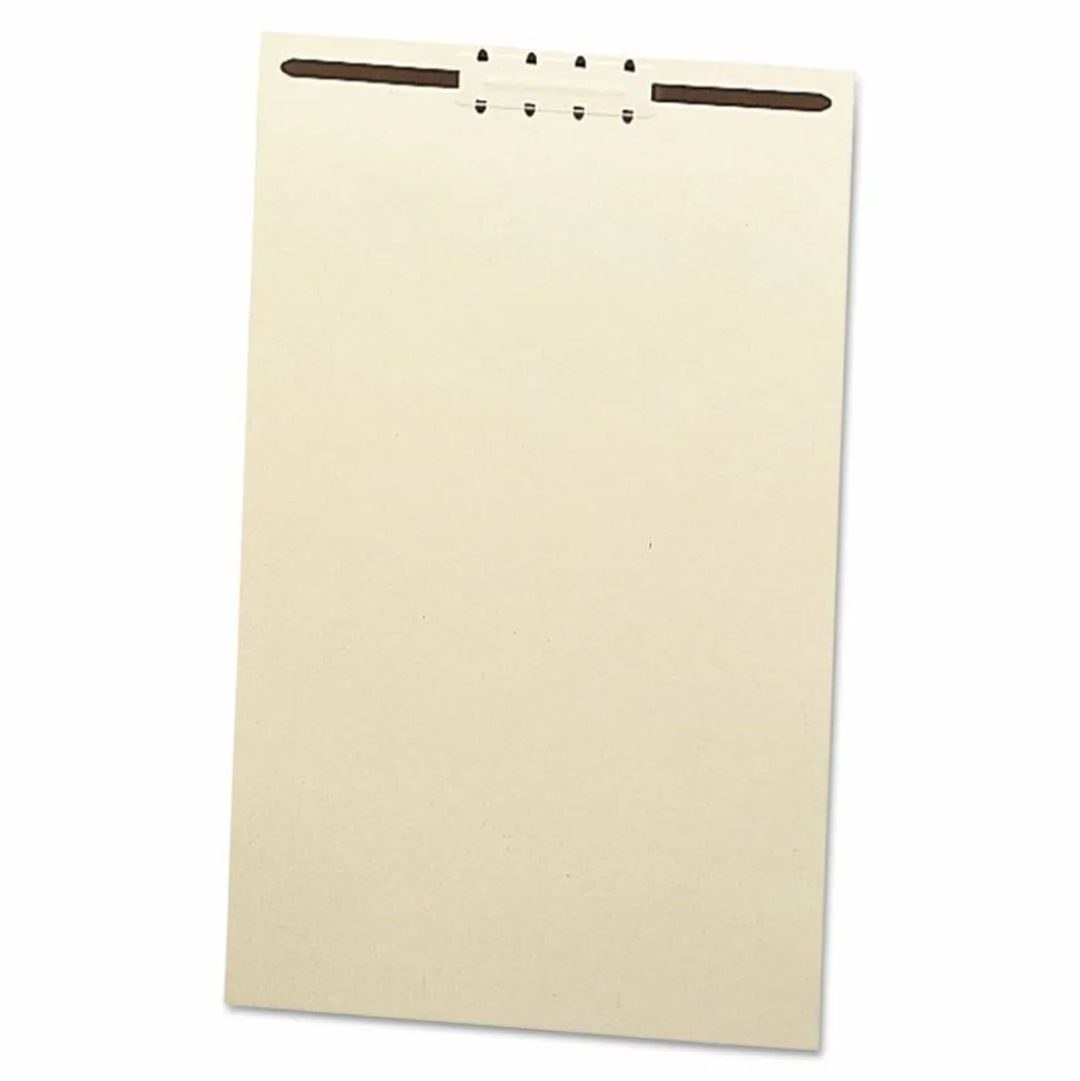 Smead File Backs With Fasteners, Legal Size, Manila, Box Of 100
