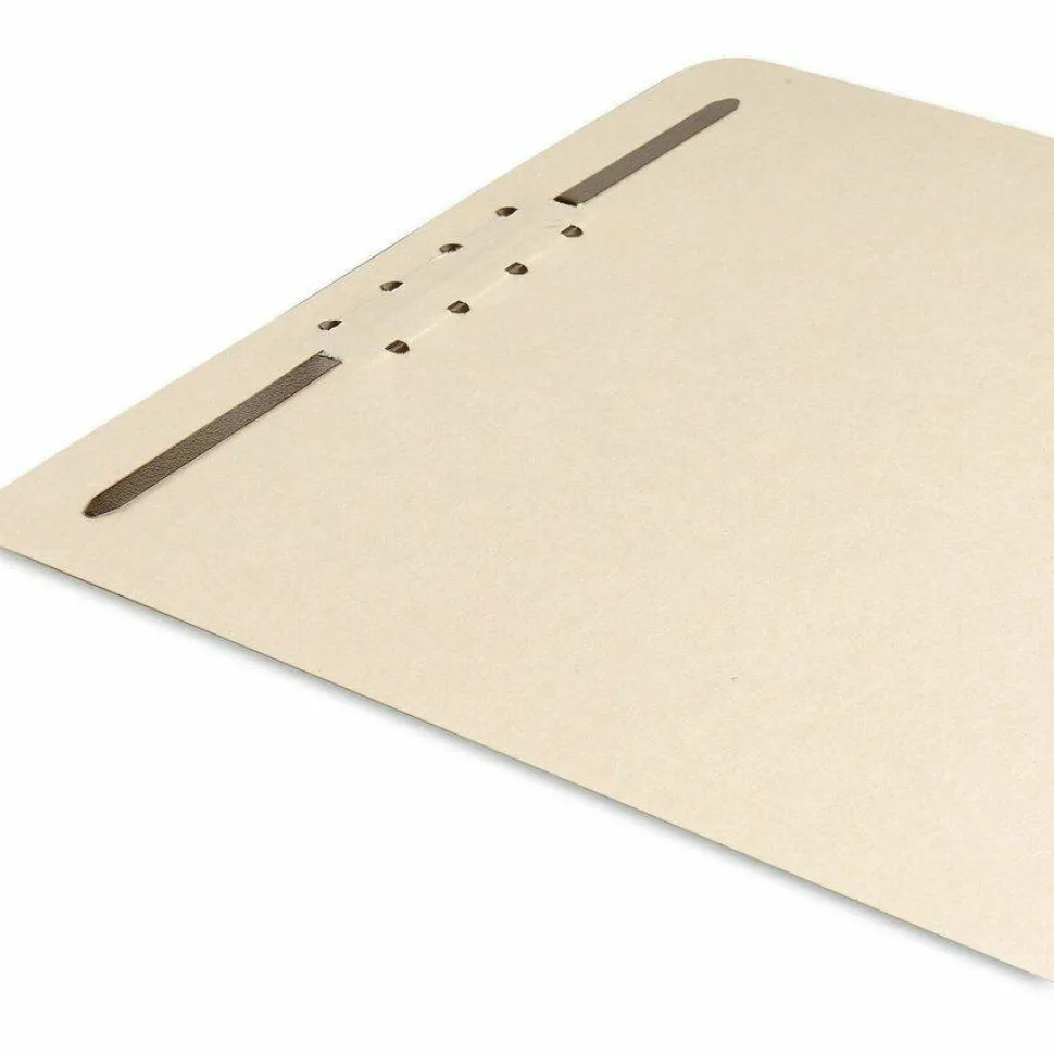 Smead File Backs With Fasteners, Legal Size, Manila, Box Of 100