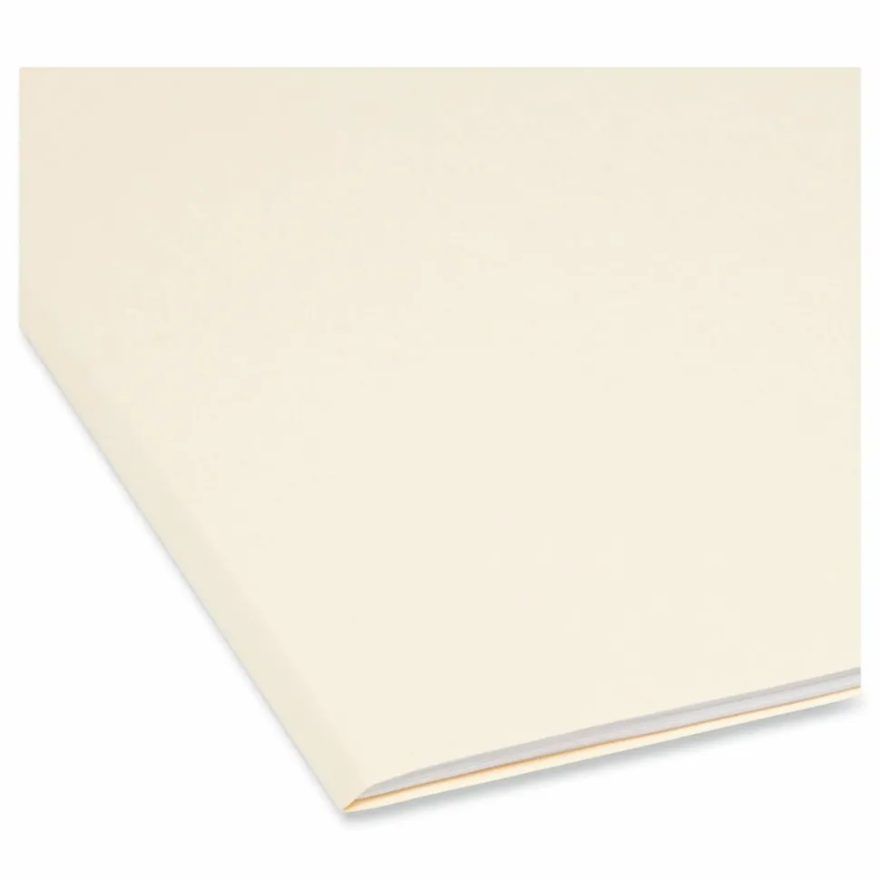 Smead File Folders, 1/3 Cut, Legal Size, Right Tab Cut, Manila, Box Of 100