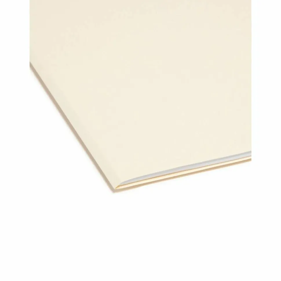 Smead File Folders, 1/3 Cut, Legal Size, Right Tab Cut, Manila, Box Of 100