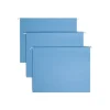 Smead Hanging File Folders, 1/5-Cut Adjustable Tab, Letter Size, Blue, Box Of 25