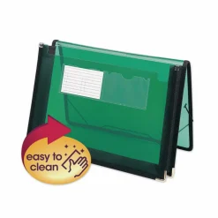Smead Inndura UltraColor Expanding Wallet, Letter Size, 5 1/4" Expansion, Green