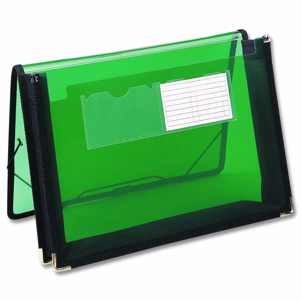 Smead Inndura UltraColor Expanding Wallet, Letter Size, 5 1/4" Expansion, Green