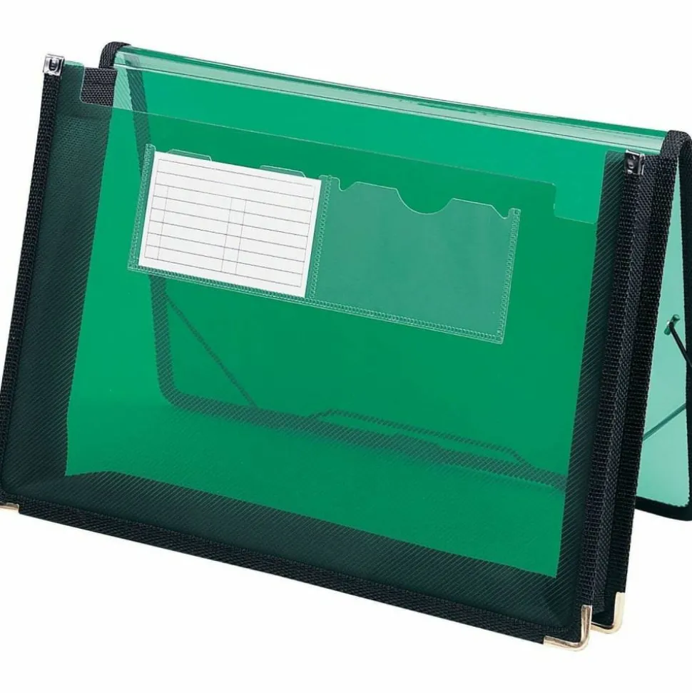 Smead Inndura UltraColor Expanding Wallet, Letter Size, 5 1/4" Expansion, Green
