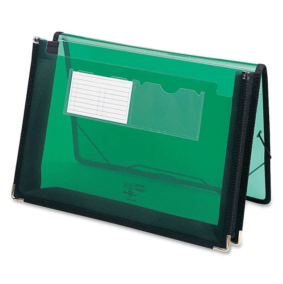 Smead Inndura UltraColor Expanding Wallet, Letter Size, 5 1/4" Expansion, Green