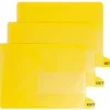 Smead Letter - Divider - pre-printed: OUT - tabbed - yellow (pack of 25)