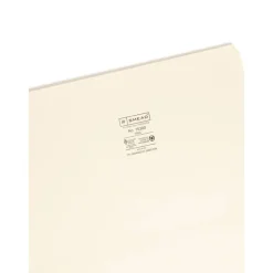 Smead Manila File Folders, Legal Size, Straight Cut, Pack Of 100