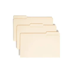 Smead Manila File Folders, Legal Size, 1/3 Cut, Pack Of 100 (15330)