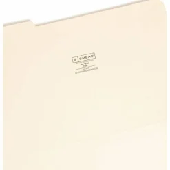 Smead Manila File Folders, Legal Size, 1/3 Cut, Pack Of 100 (15330)