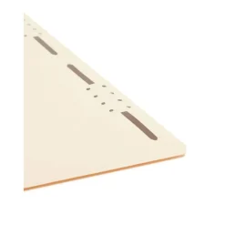 Smead Manila Reinforced Tab Fastener Folders With Two Fasteners, Straight Cut, Legal Size, Pack Of 50