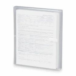 Smead Poly Envelopes, Letter Size, Side Opening, Clear, Pack Of 5