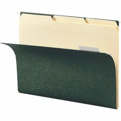 Smead Premium-Quality Hanging Folders, 1/5-Cut Tabs, Letter Size, Standard Green, Pack Of 25 Folders