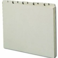 Smead Preprinted Pressboard 1-31 Daily File Guide, Letter Size, 100% Recycled, Gray/Green