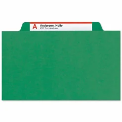 Smead Pressboard Colored Classification Folders, 2
