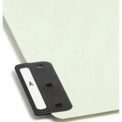 Smead Pressboard End-Tab Guides, A-Z, Vertical, 9 1/2