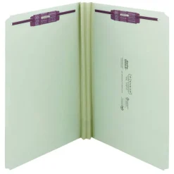Smead Pressboard Fastener Folders With SafeSHIELD Coated Fasteners, 2