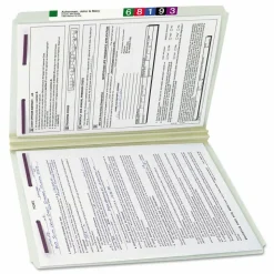 Smead Pressboard Fastener Folders With SafeSHIELD Coated Fasteners, 2