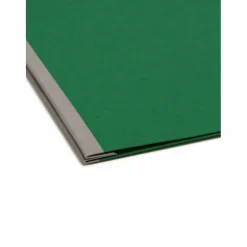 Smead Pressboard Report Covers, Letter Size (8 1/2" x 11"), 60% Recycled, Green