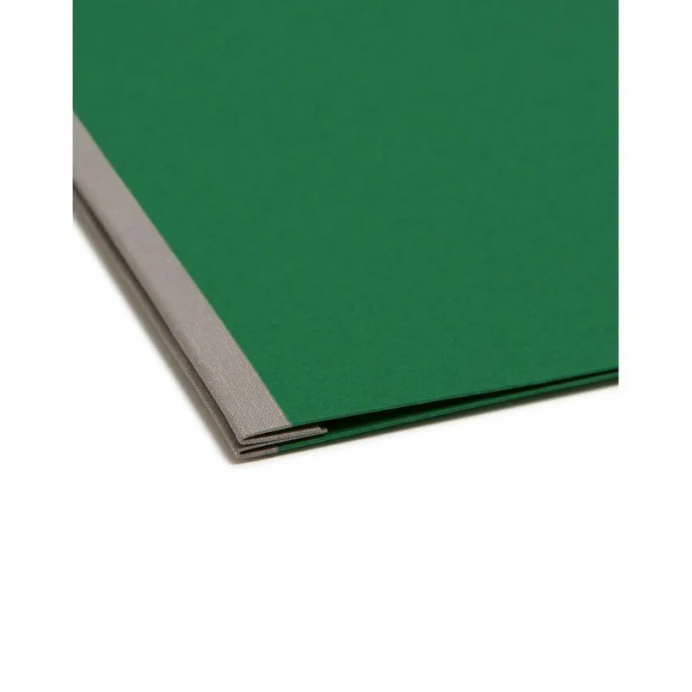 Smead Pressboard Report Covers, Letter Size (8 1/2" x 11"), 60% Recycled, Green