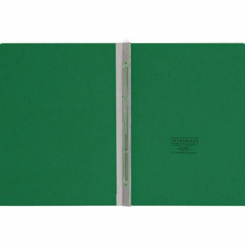Smead Pressboard Report Covers, Letter Size (8 1/2" x 11"), 60% Recycled, Green