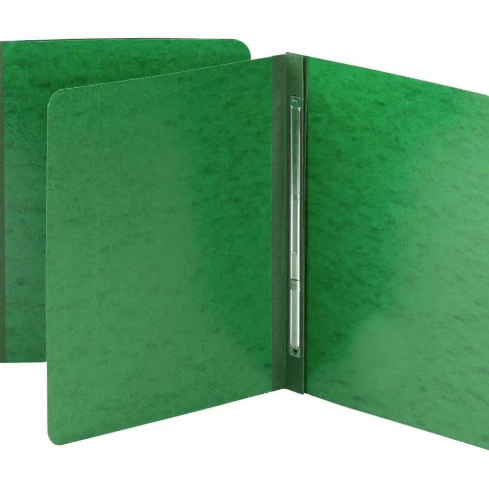 Smead Pressboard Report Covers, Letter Size (8 1/2" x 11"), 60% Recycled, Green