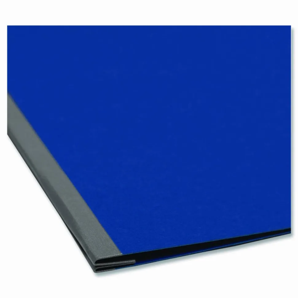 Smead Pressboard Report Covers, Letter Size (8 1/2" x 11"), 60% Recycled, Dark Blue