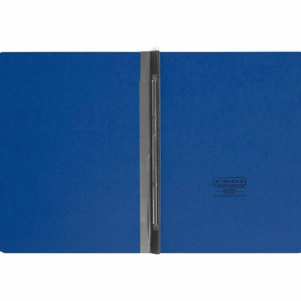 Smead Pressboard Report Covers, Letter Size (8 1/2" x 11"), 60% Recycled, Dark Blue