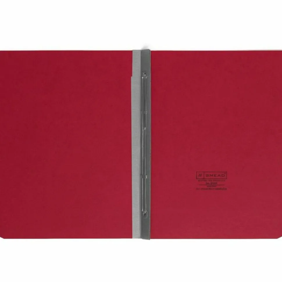 Smead Pressboard Report Covers, Letter Size (8 1/2" x 11"), 60% Recycled, Bright Red