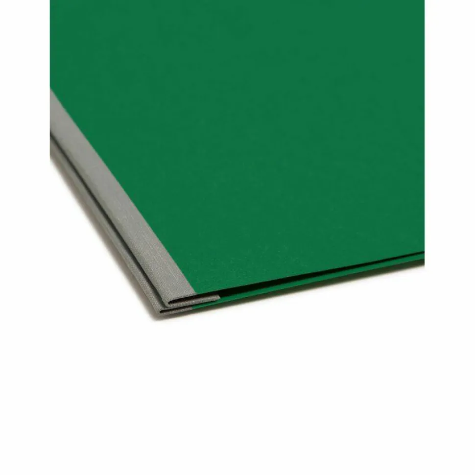 Smead Pressguard Report Covers With Side Fastener, Letter Size, 3" Capacity, Green