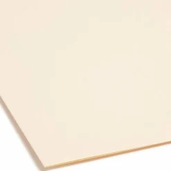 Smead Reinforced Tab Fastener Folders With Two Fasteners, 1/3 Cut, Letter Size, Manila, Pack Of 50 (14537)