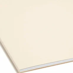 Smead Reinforced Tab Fastener Folders With Two Fasteners, 1/3 Cut, Letter Size, Manila, Pack Of 50 (14537)