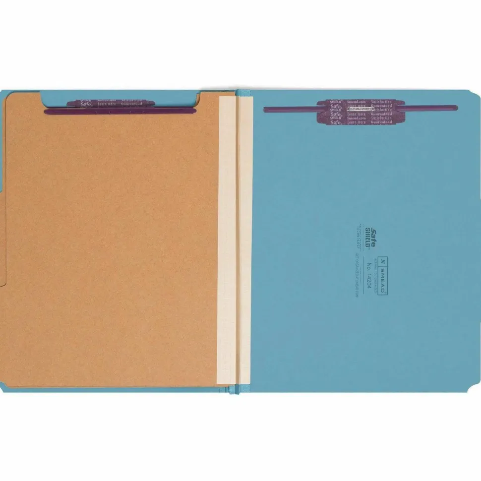 Smead SafeSHIELD 2/5 Tab Cut Letter Recycled Classification Folder
