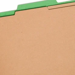 Smead SafeSHIELD 2/5 Tab Cut Letter Recycled Classification Folder