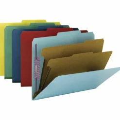 Smead SafeSHIELD 2/5 Tab Cut Letter Recycled Classification Folder