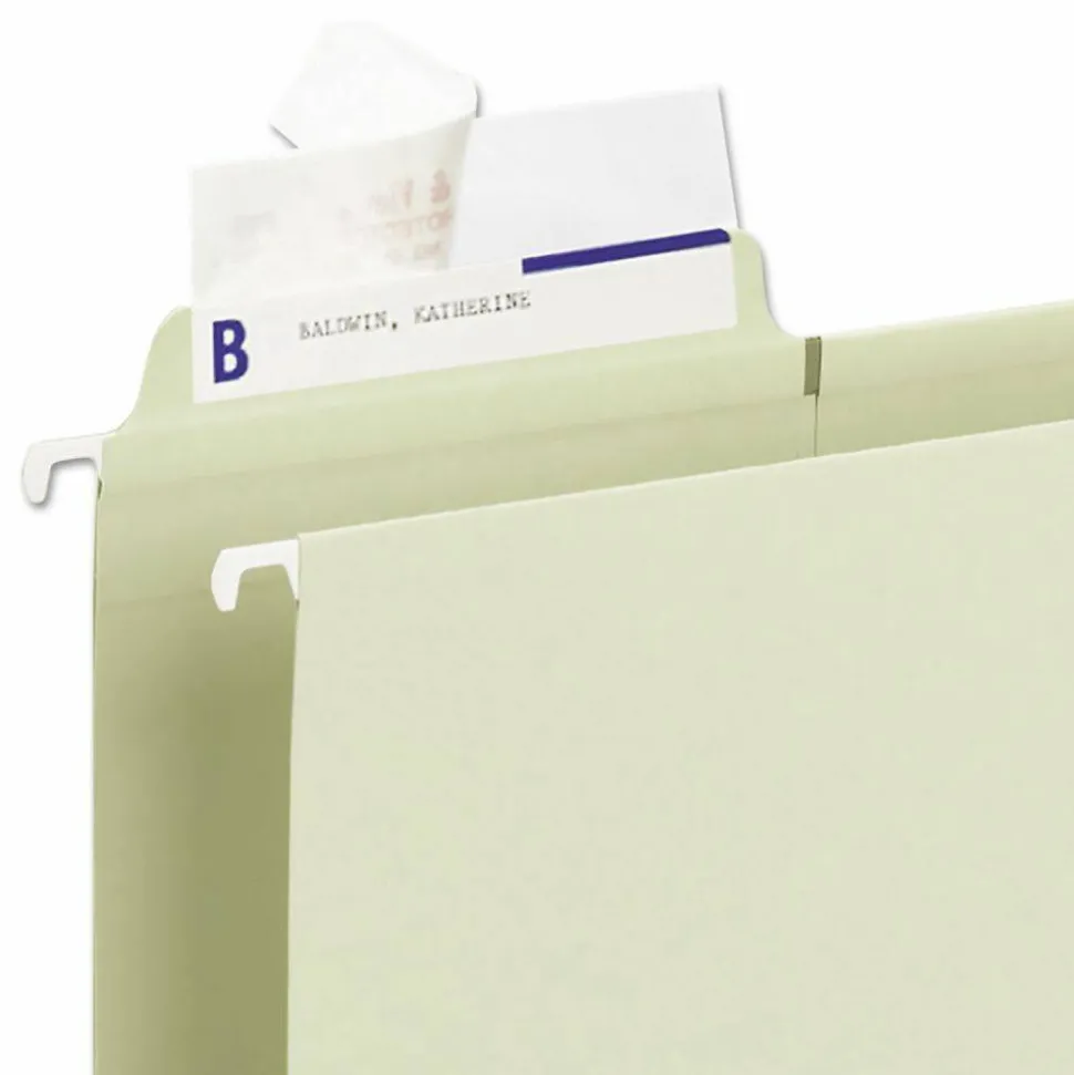 Smead Seal And View Clear Tab Label Protectors, CLL, 3 1/2" x 1 11/16", Box Of 100