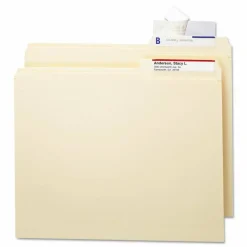 Smead Seal And View Clear Tab Label Protectors, CLL, 3 1/2