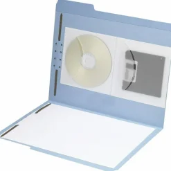 Smead Self-Adhesive CD/DVD Pockets, 4.9"H x 5"W, Clear, Poly, 10 / Pack