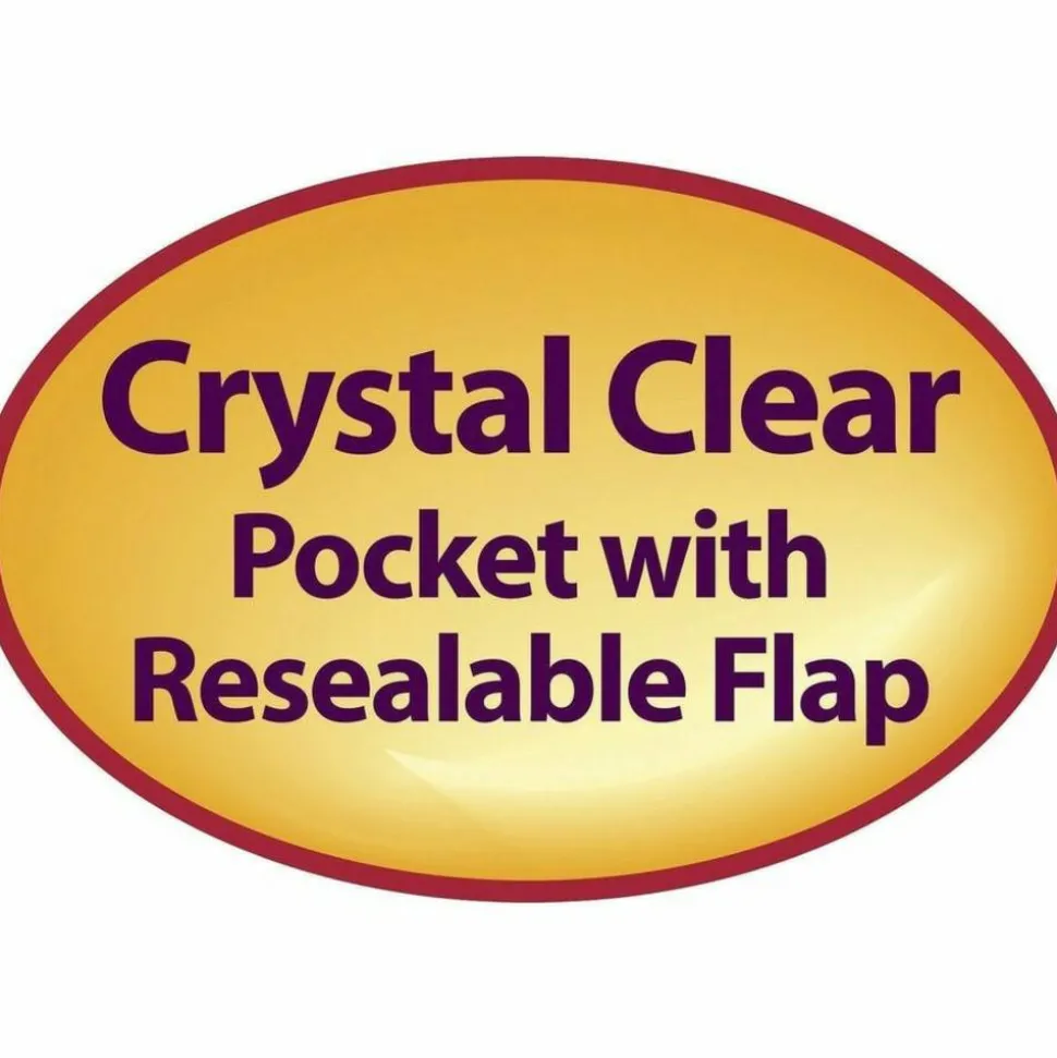 Smead Self-Adhesive CD/DVD Pockets, 4.9"H x 5"W, Clear, Poly, 10 / Pack
