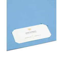 Smead Slash File Jackets Convenience Pack, 9 1/2" x 11 3/4", Blue, Pack Of 25